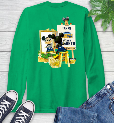 NBA Basketball Denver Nuggets Mickey Drawing Shirt 62