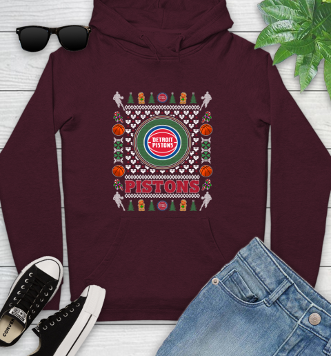 Detroit Pistons Merry Christmas NBA Basketball Loyal Fan Ugly Shirt 141