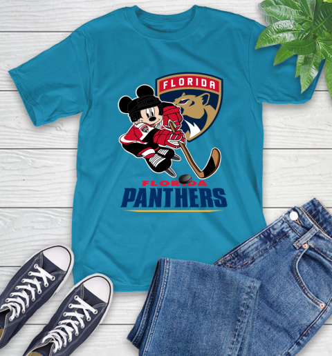 NHL Florida Panthers Mickey Mouse Disney Hockey T Shirt T-Shirt 8