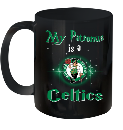 NBA Basketball Harry Potter My Patronus Is A Boston Celtics Ceramic Mug 11oz