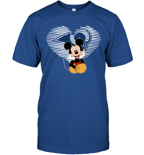 NFL Los Angeles Rams The Heart Mickey Mouse Disney Football T Shirt xXz4jzABmrU classic t shirt 2 95 151514 front royal