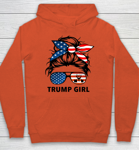 Trump Girl American Flag Glass Hoodie 3