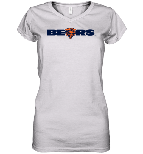 Chicago Bears Women's V-Neck T-Shirt