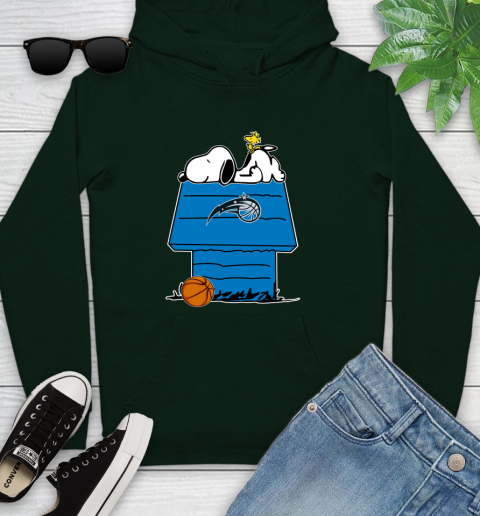 Orlando Magic NBA Basketball Snoopy Woodstock The Peanuts Movie Youth Hoodie 13