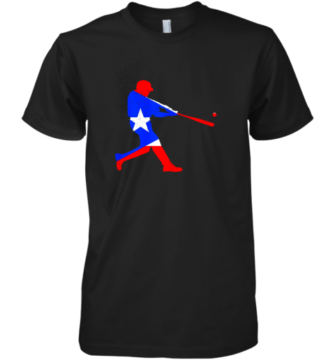 Original Puerto Rico Baseball Flag Premium Men's T-Shirt