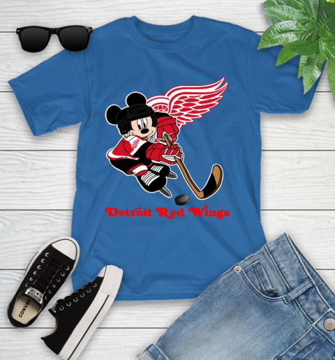 Detroit Red Wings Hockey Fan Mickey Shirt Sweatshirt Hoodie - Jolly Family  Gifts
