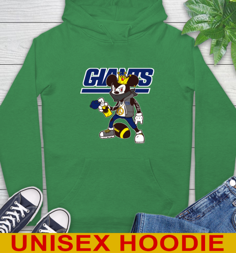 New York Giants NFL Football Mickey Peace Sign Sports Hoodie 8