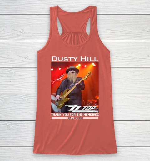 Dusty Hill Thank You For Memories Racerback Tank 3