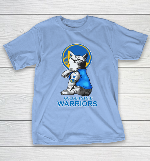 NBA Basketball My Cat Loves Golden State Warriors T-Shirt 10