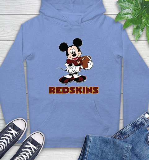 NFL Football Washington Redskins Cheerful Mickey Mouse Shirt Hoodie 12