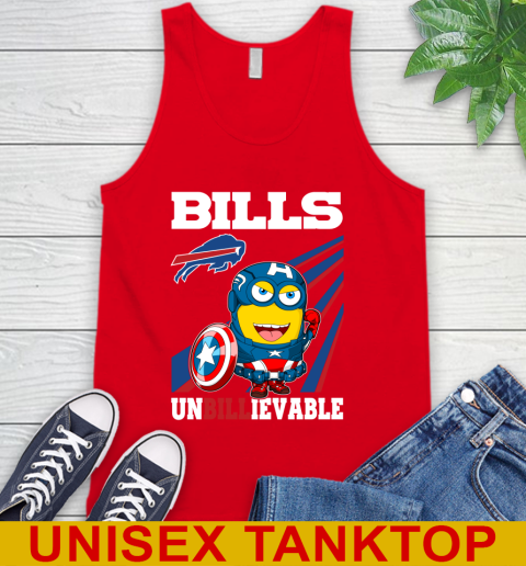 NFL Football Buffalo Bills Captain America Marvel Avengers Minion Shirt Tank Top 5