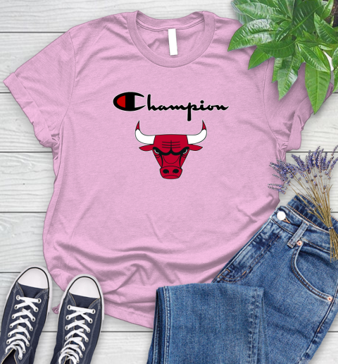 NBA Basketball Chicago Bulls Champion Shirt Women's T-Shirt 8