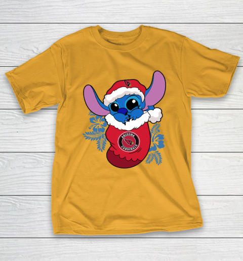 Arizona Cardinals Christmas Stitch In The Sock Funny Disney NFL T-Shirt 4
