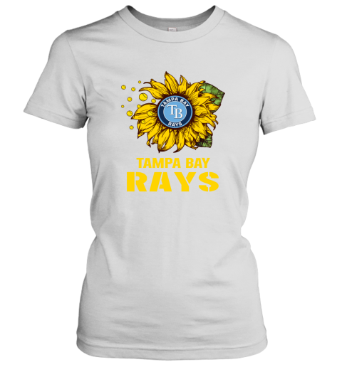 Tampa Bay Rays Sunflower Mlb Baseball Women's T-Shirt