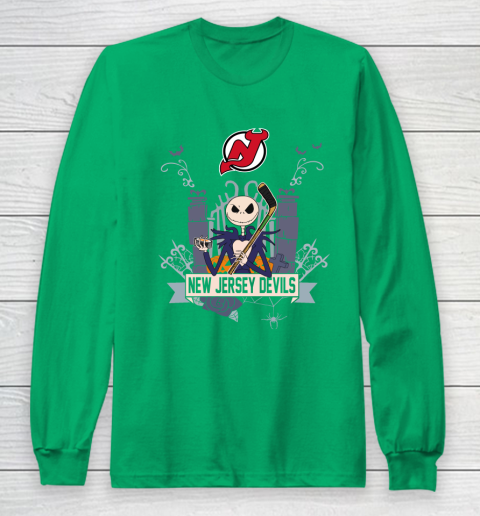 CustomCat New Jersey Devils Vintage NHL T-Shirt Turf Green / XL