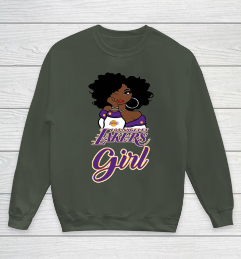 Los Angeles Lakers Girl NBA Youth Sweatshirt 10