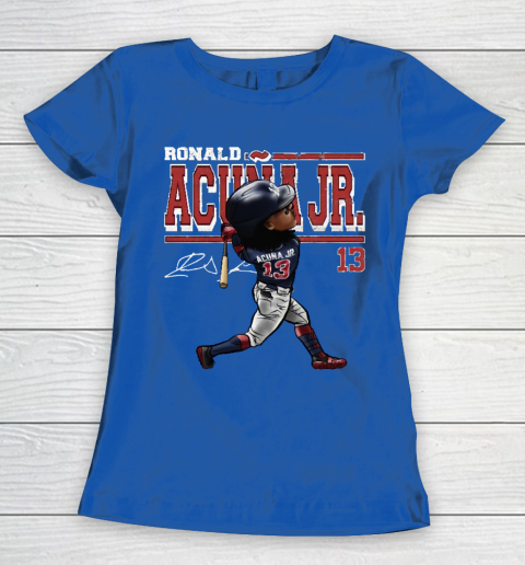 Ronald Acuna Jr Cartoon Women's T-Shirt 8