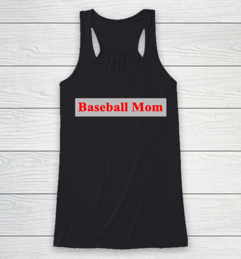 Mother's Day Funny Gift Ideas Apparel  Baseball Mom T Shirt Racerback Tank