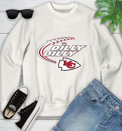 NFL Kansas City Chiefs Dilly Dilly Football Sports Youth Sweatshirt