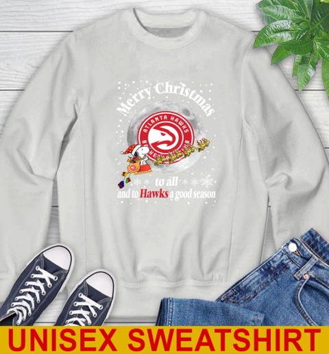 Atlanta Hawks Merry Christmas To All And To Hawks A Good Season NBA Basketball Sports Sweatshirt 5