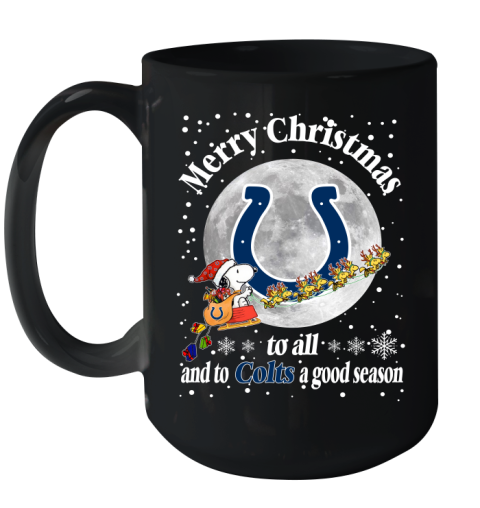 Indianapolis Colts Merry Christmas To All And To Colts A Good Season NFL Football Sports Ceramic Mug 15oz