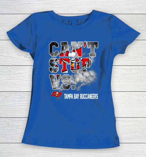 NFL Tampa Bay Buccaneers Can't Stop Vs Women's T-Shirt 8