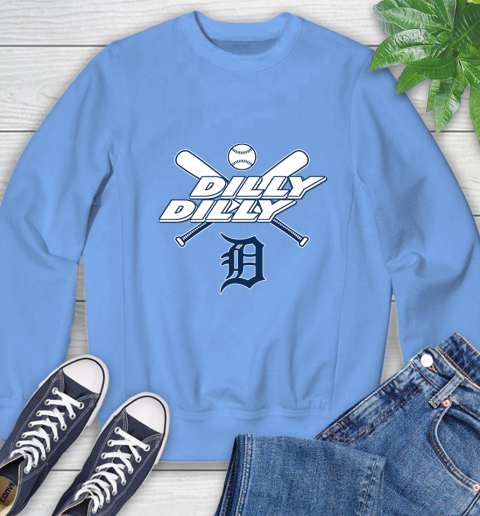 MLB Detroit Tigers Dilly Dilly Baseball Sports Sweatshirt 11