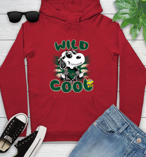 NHL Hockey Minnesota Wild Cool Snoopy Shirt Youth Hoodie 10