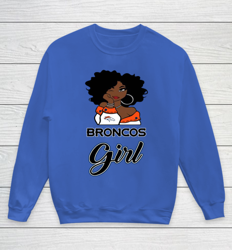 Denver Broncos Girl NFL Youth Sweatshirt 8