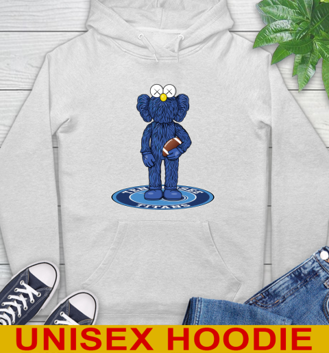 NFL Football Tennessee Titans Kaws Bff Blue Figure Shirt Hoodie