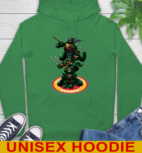 NFL Football Kansas City Chiefs Teenage Mutant Ninja Turtles Shirt Hoodie 8
