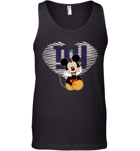 NFL New York Giants The Heart Mickey Mouse Disney Football T Shirt k73KnV1Hupy unisex tank 17 95 151514 front black