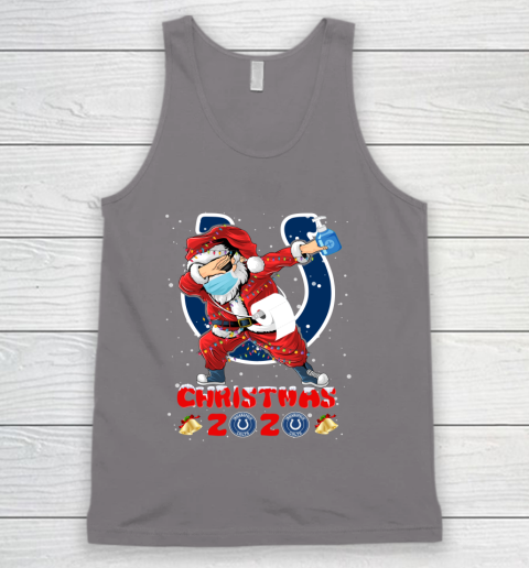 Indianapolis Colts Funny Santa Claus Dabbing Christmas 2020 NFL Tank Top 6