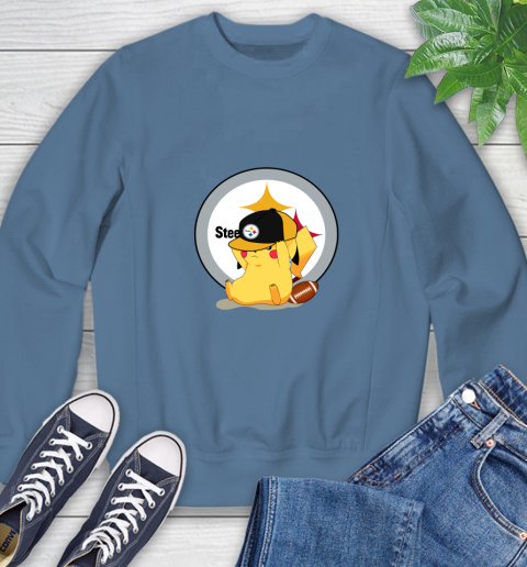 NFL Pikachu Football Sports Pittsburgh Steelers Sweatshirt 7