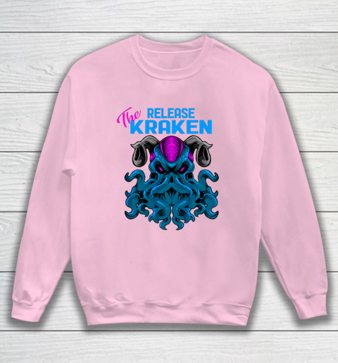 Kraken Sea Monster Vintage Release the Kraken Giant Kraken Sweatshirt 5