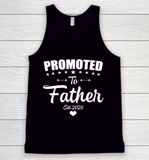 Father gift shirt Cute Promoted to Father 2020 New Father to be Gift Baby T Shirt Tank Top