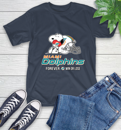 NFL The Peanuts Movie Snoopy Forever Win Or Lose Football Miami Dolphins 4