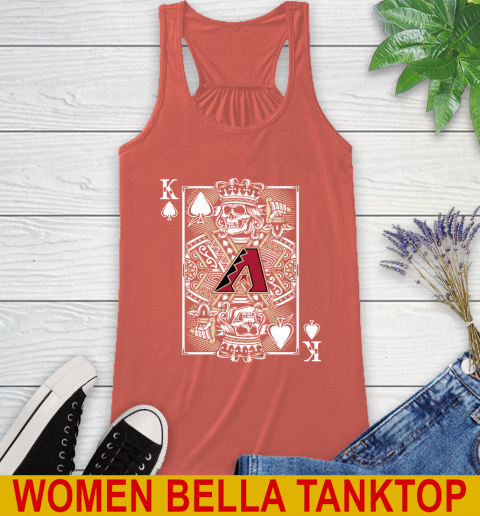 Arizona Diamondbacks MLB Baseball The King Of Spades Death Cards Shirt Racerback Tank 3