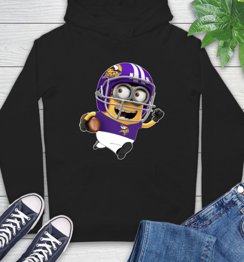 NFL Minnesota Vikings Minions Disney Football Sports Hoodie 2