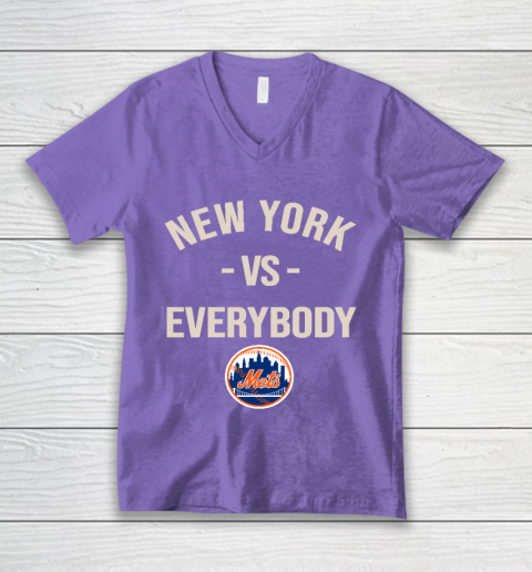New York Mets Vs Everybody V-Neck T-Shirt 8