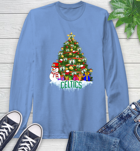 Boston Celtics Merry Christmas NBA Basketball Sports Long Sleeve T-Shirt 11