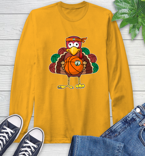 Boston Celtics Turkey thanksgiving day Long Sleeve T-Shirt 3