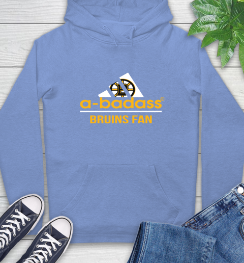 NHL A Badass Boston Bruins Fan Adidas Hockey Sports Hoodie 11