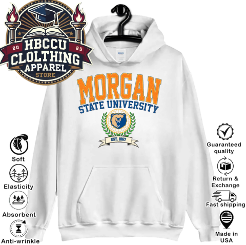 BearcaT Morgan State University HBCU Hoodie