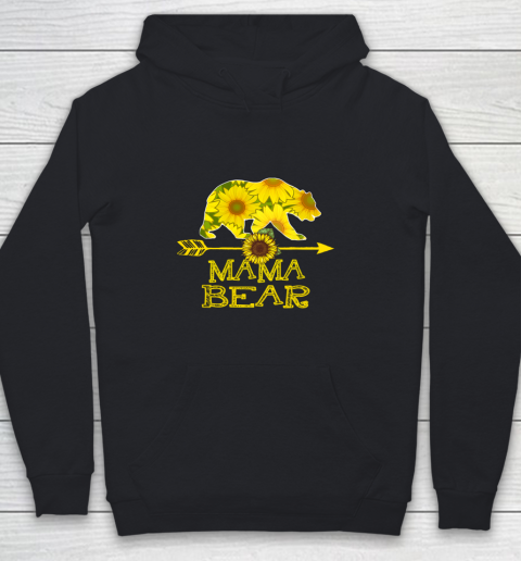 Mama Bear Sunflower T Shirt Funny Mother Father Gift Youth Hoodie