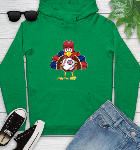 Chicago Cubs Turkey thanksgiving Youth Hoodie 7