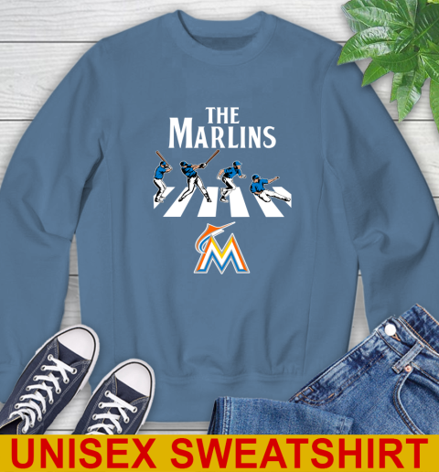 MLB Baseball Miami Marlins The Beatles Rock Band Shirt Sweatshirt 10