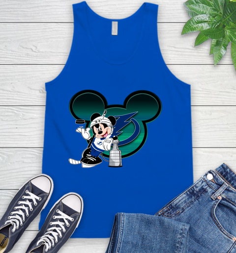 NHL Tampa Bay Lightning Stanley Cup Mickey Mouse Disney Hockey T Shirt Tank Top 5