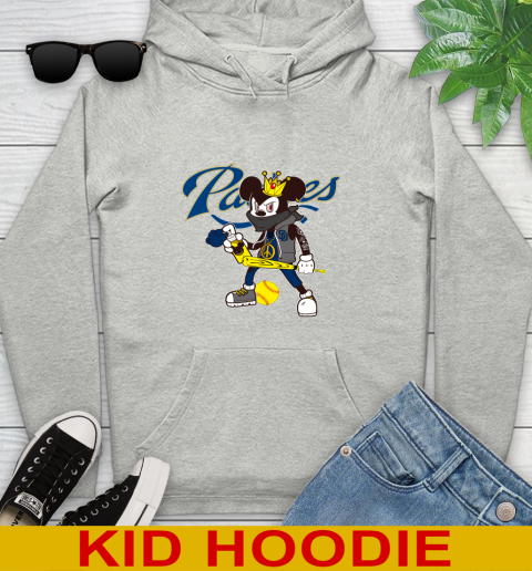 San Diego Padres MLB Baseball Mickey Peace Sign Sports Youth Hoodie