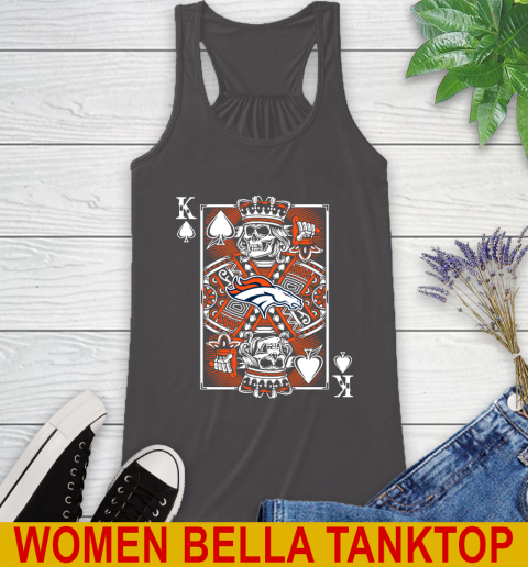 Denver Broncos NFL Football The King Of Spades Death Cards Shirt Racerback Tank 10